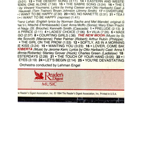 Vintage Reader's Digest Treasury Of Great Operettas CD Used - Picture 5 of 6